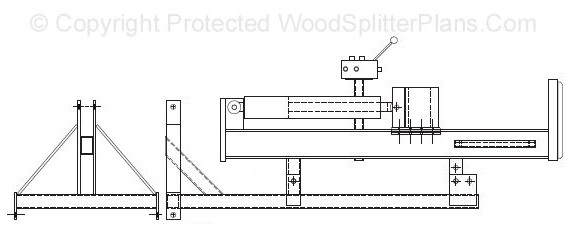 3-Point Hitch CAD Log Splitter Plans
