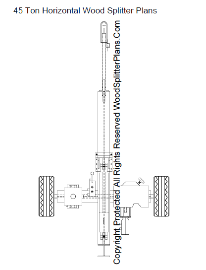 45 Ton Horizontal Wood Splitter Plans