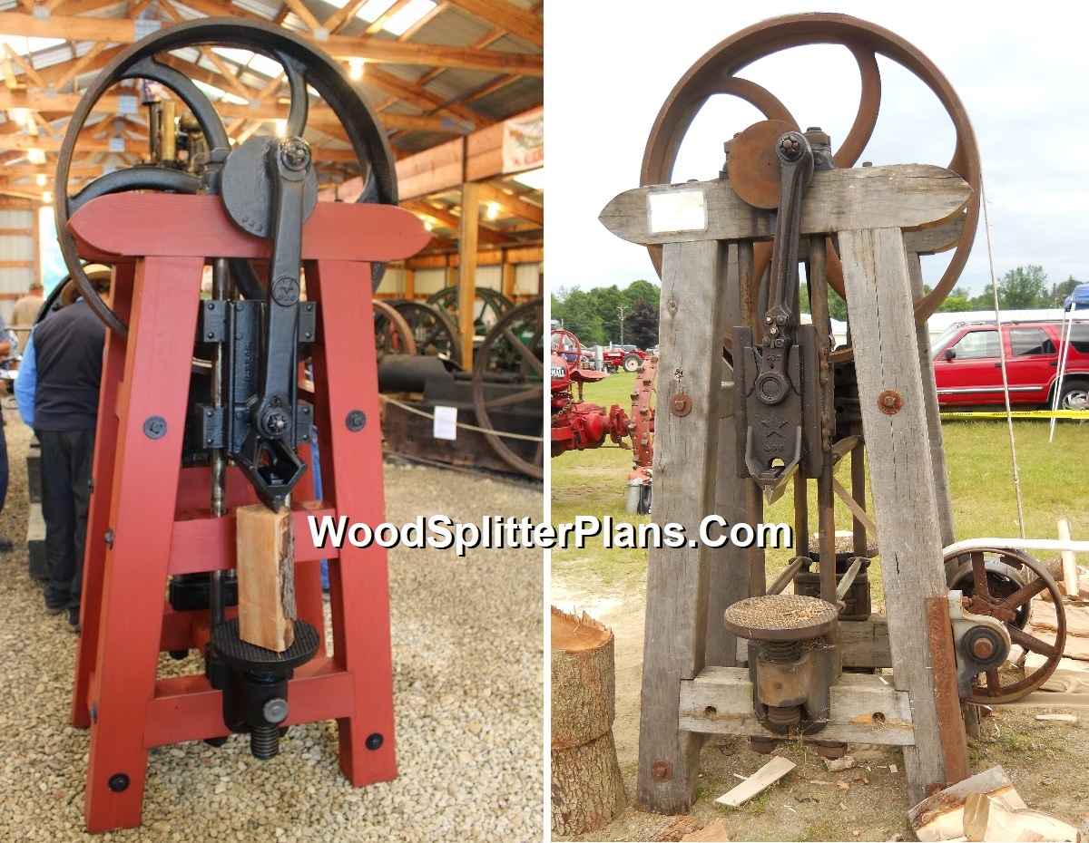 Vintage Pyramid Flywheel Wood Splitters